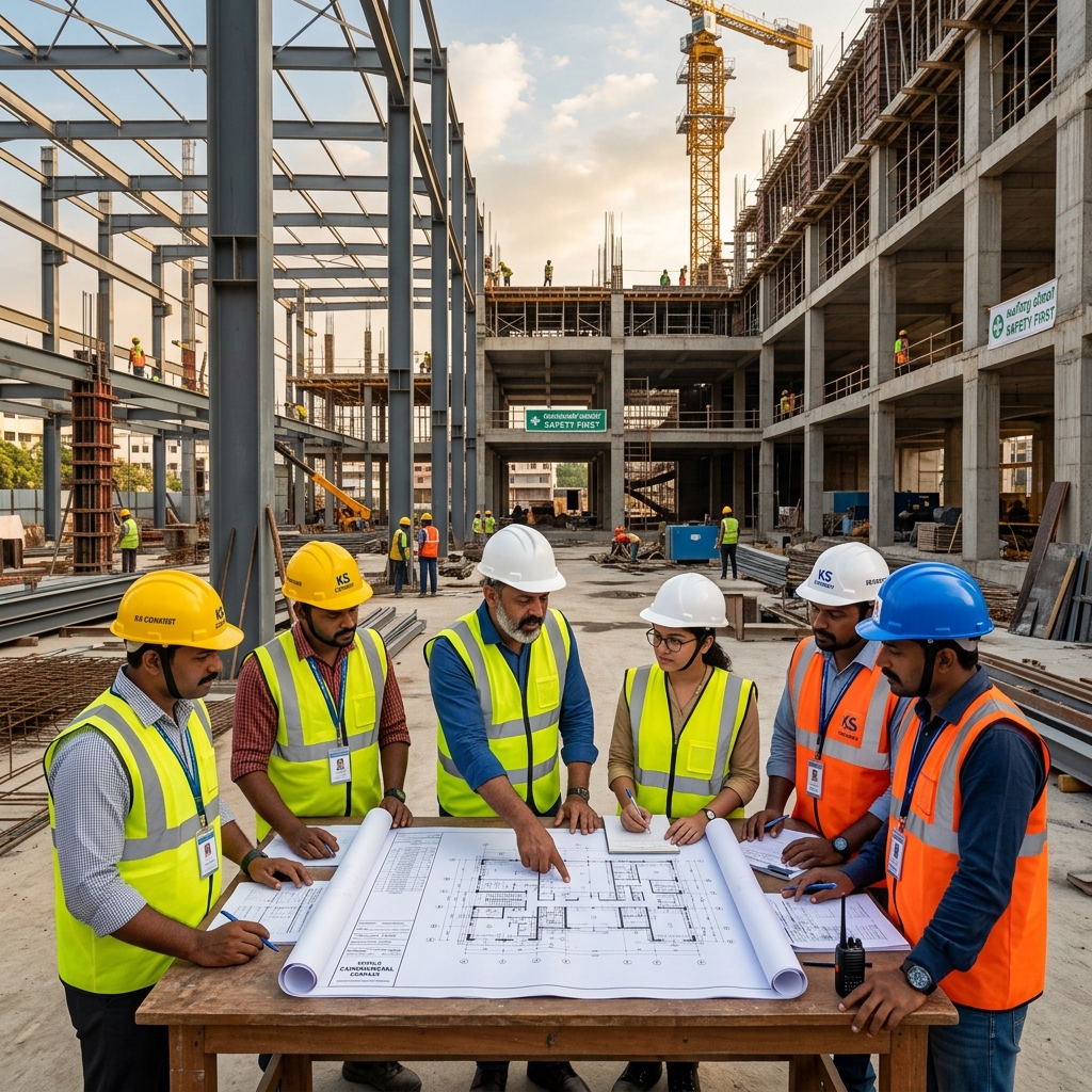 Commercial Construction Site Marymatha Builders